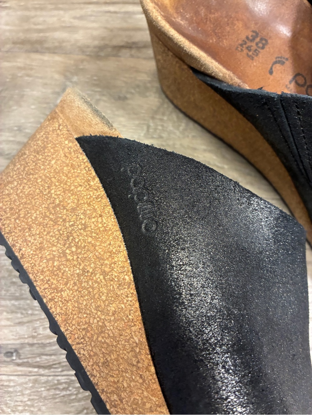 Birkenstock Papillio Namica Wedges Sandals Antique Metallic - Picture 4 of 13